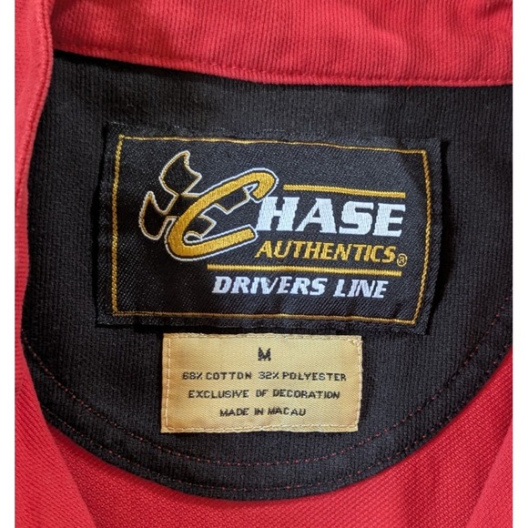 Chase Authentics Dale Earnhardt Jr Shirt Mens Medium NASCAR Bud Drivers Line - Picture 2 of 9